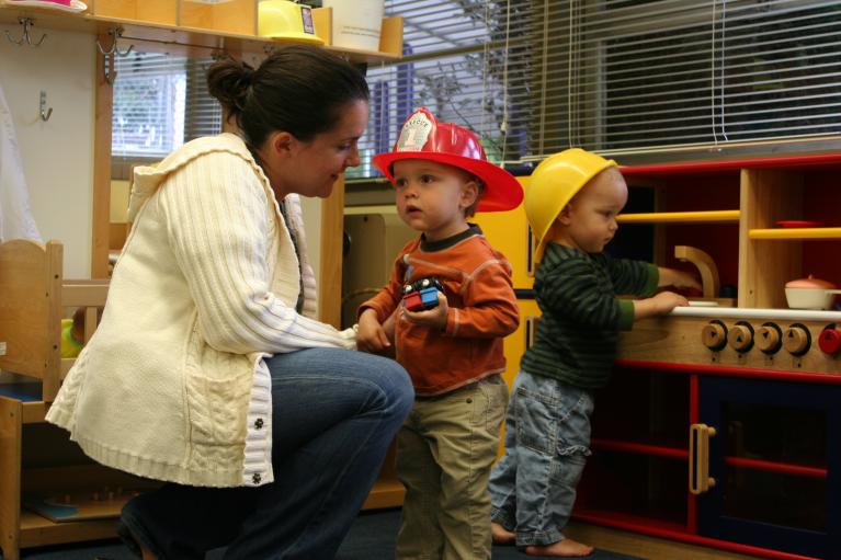 Infant Care Educator with 2 toddlers